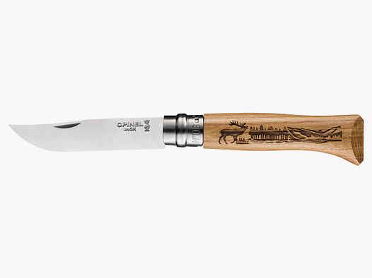 Opinel Messer Nr. 8 Animalia Hirsch