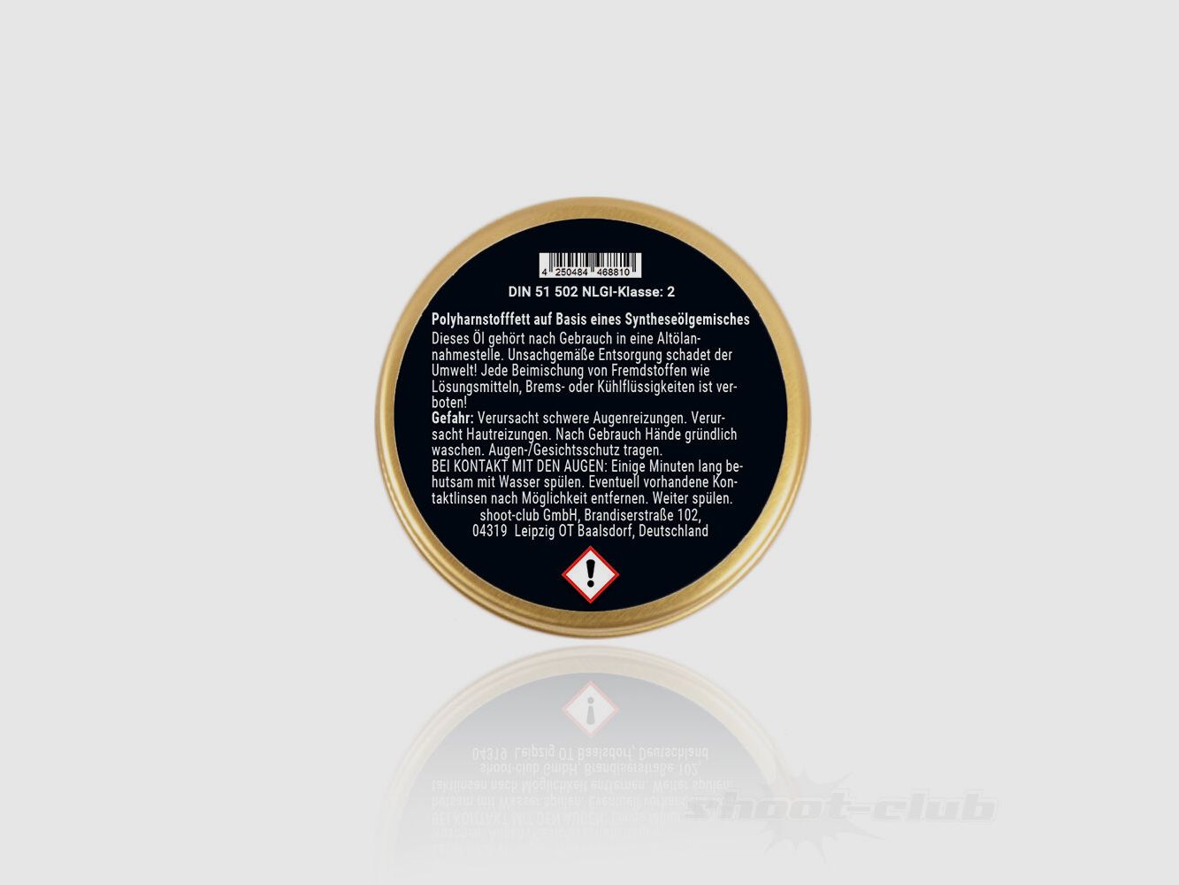 shoXx Premium Waffenfett 30ml Feingold Schraubdose