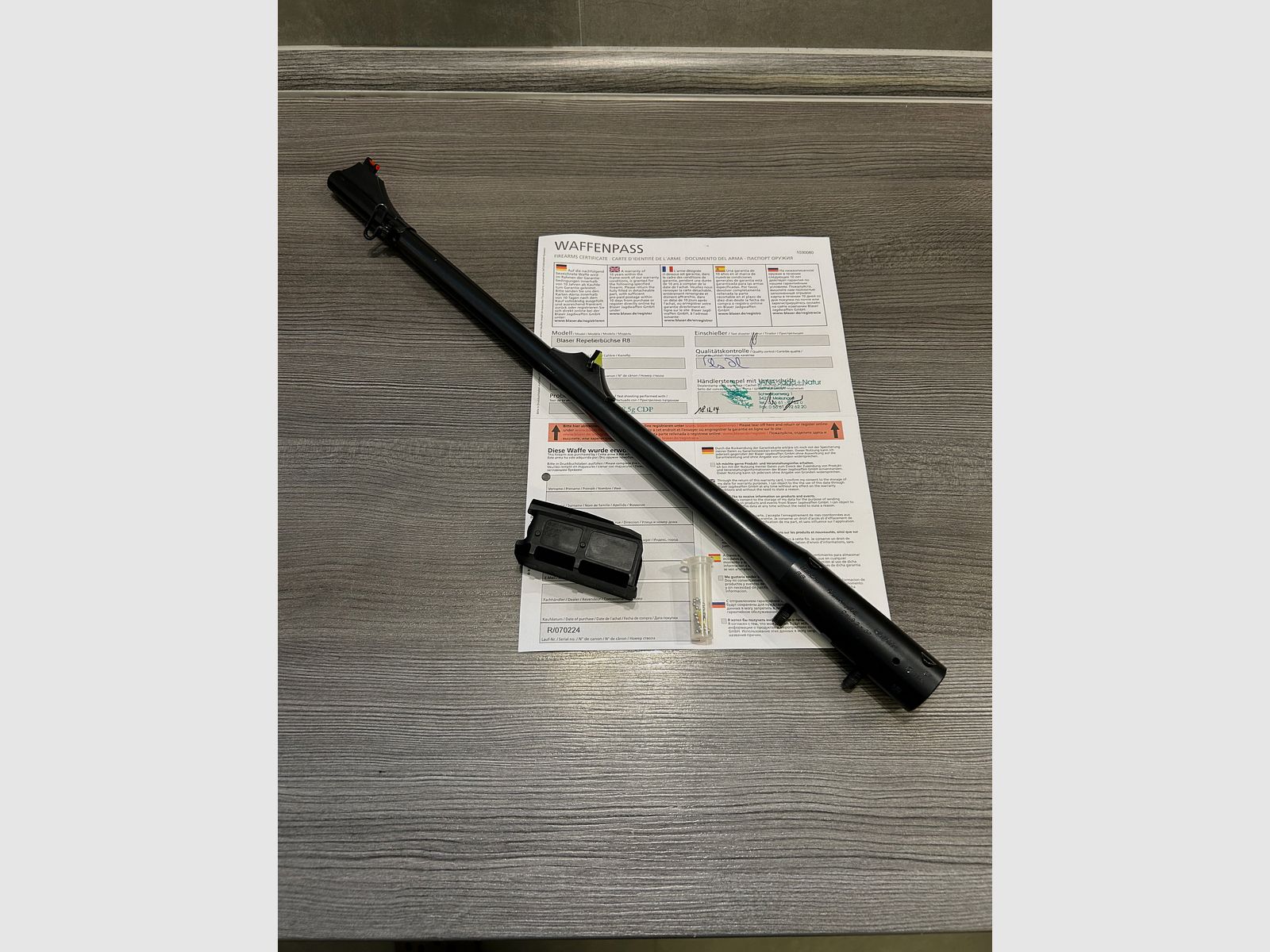 Wechsellauf Blaser R8 in 9,3x62