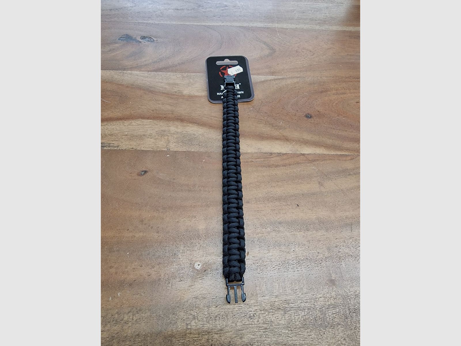 MFH - Paracord Armband / Maat S / Zwart, afbeelding 1 van 3