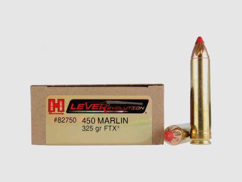 Hornady LEVERevolution .450 Marlin FTX 325 grs Büchsenpatronen