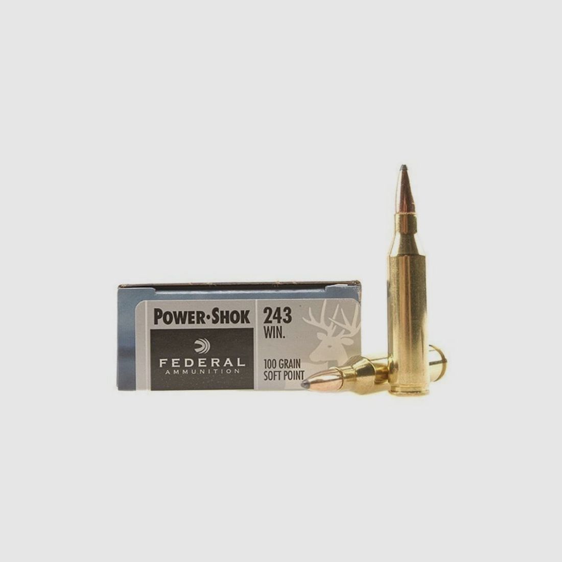 Federal Power-Shok .243 Win. 100GR JSP 20 Patronen