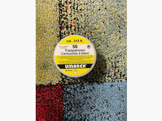 Umarex .315 K plaatspatronen