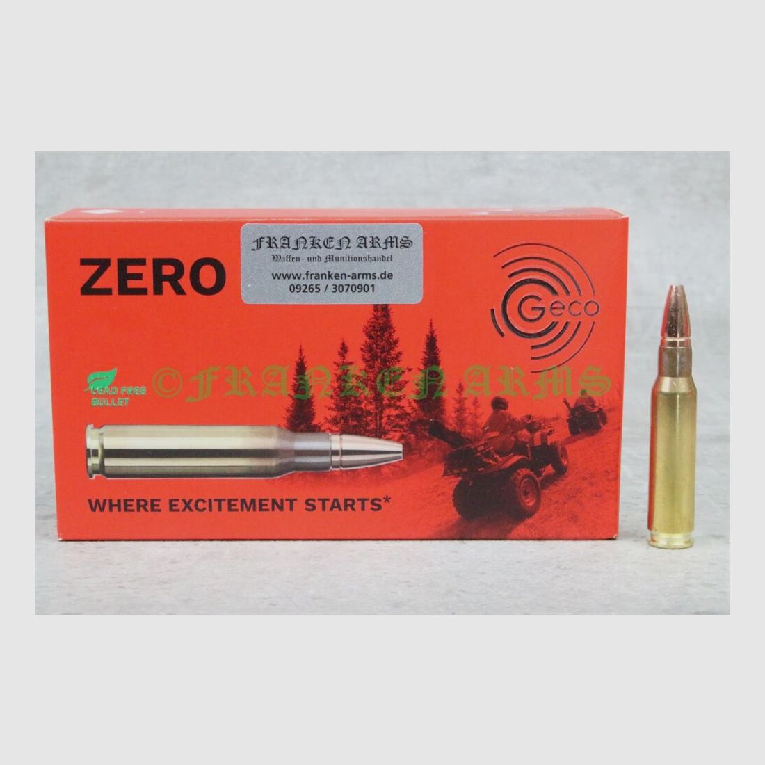 GECO Zero .308 Win. 136gr. 8,8g 20 piezas precios por cantidad