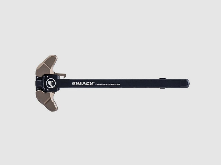 AERO PRECISION CHARGEMENT AMBIDEXTRE AERO PRECISION BREACH CHRG HANDLE AMBI PETITES LEVIERS POUR AR-15 KODIAK MARRON, image 1 sur 2