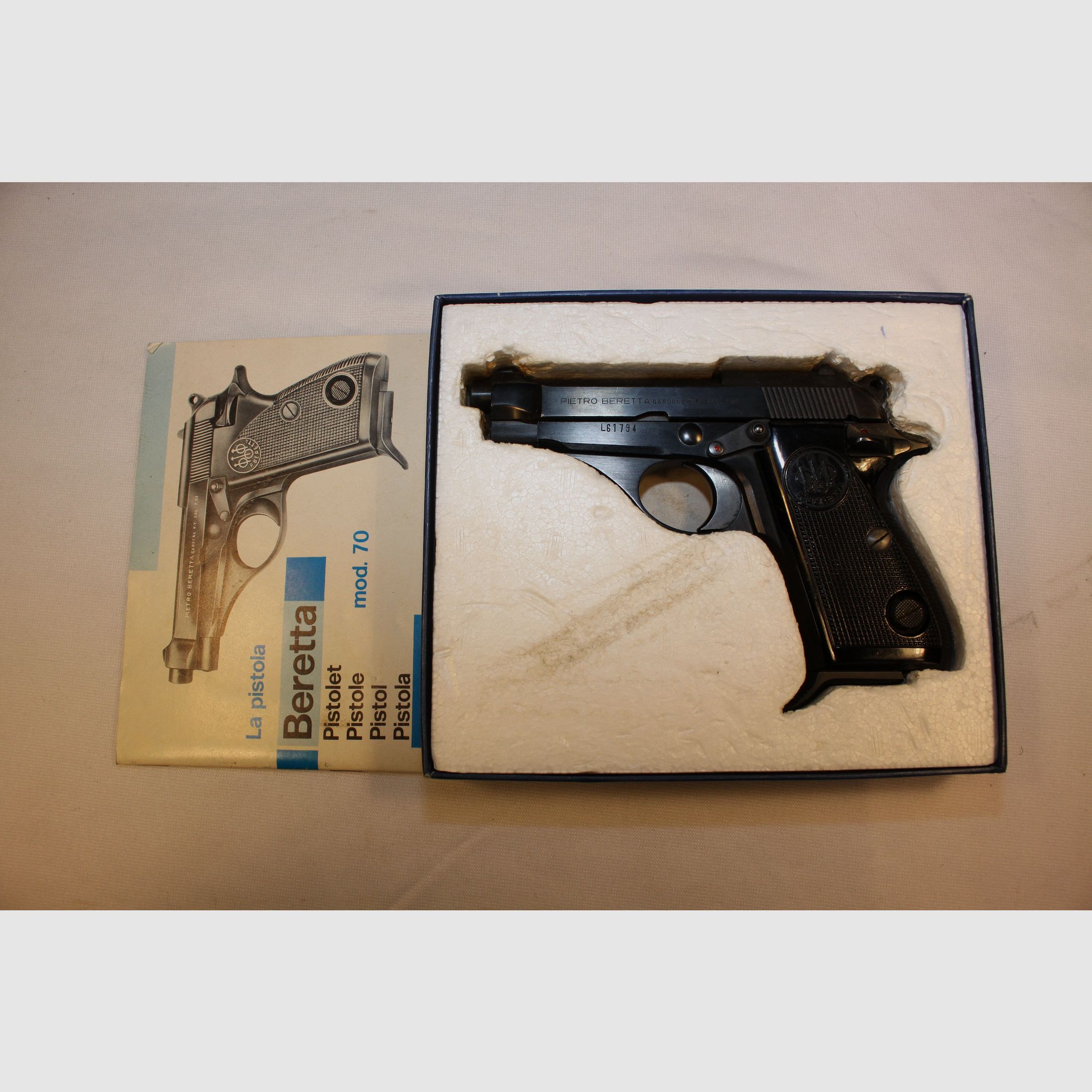 Beretta Model  70 im Kaliber 7,65 Browning.