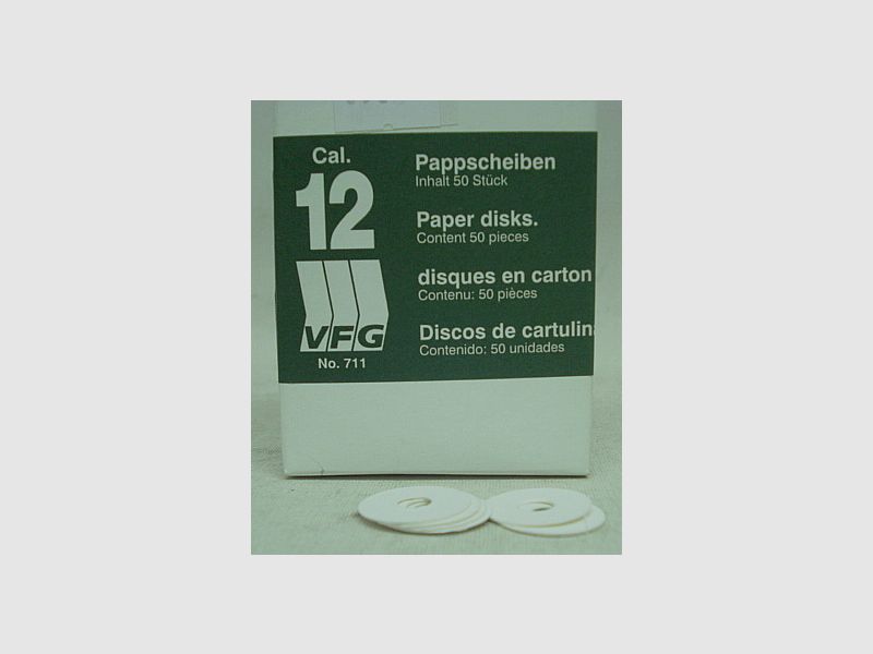 VFG Pappscheiben .12 -