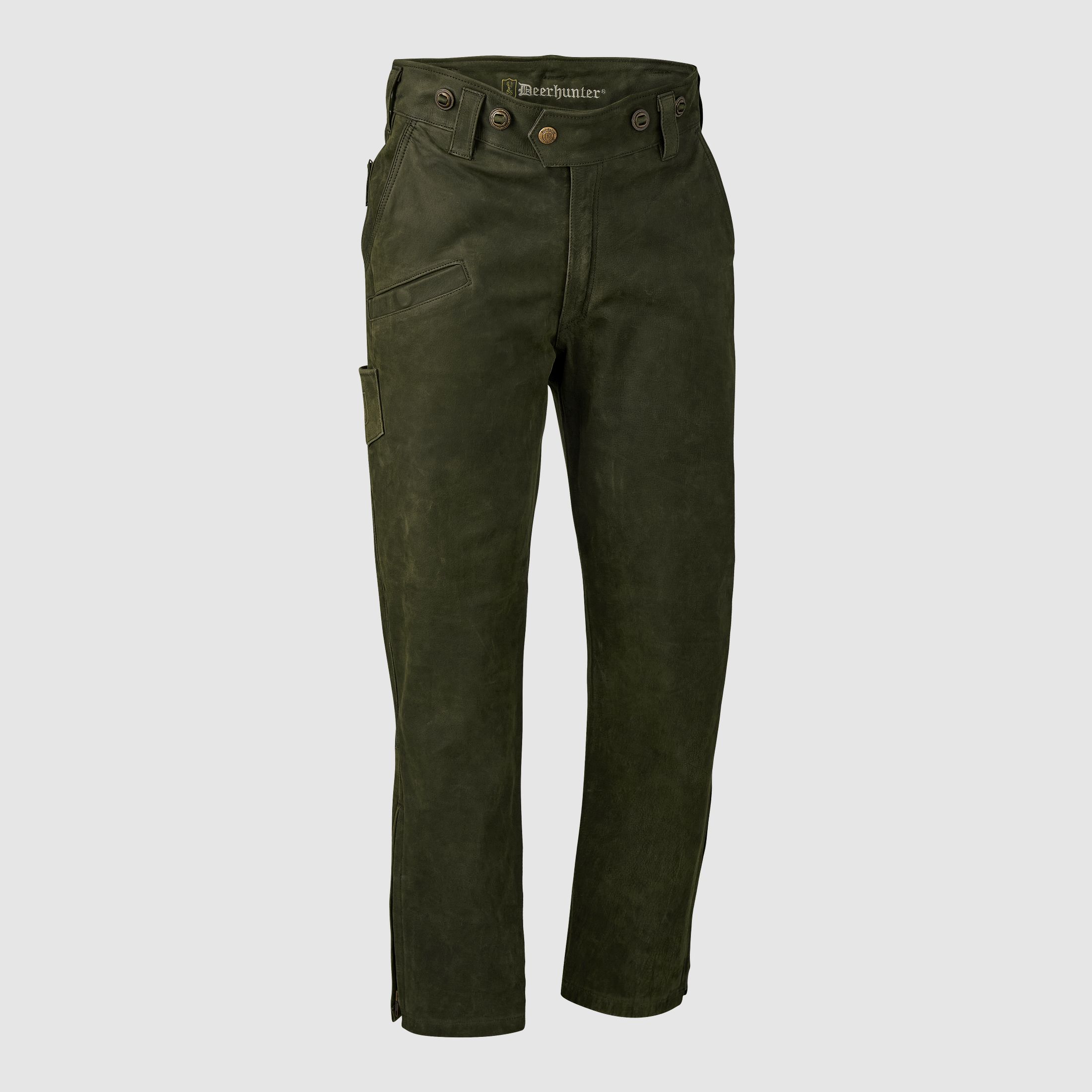 Strasbourg Lederstiefelhose - Grape Leaf – Kleidergröße Herren: 52