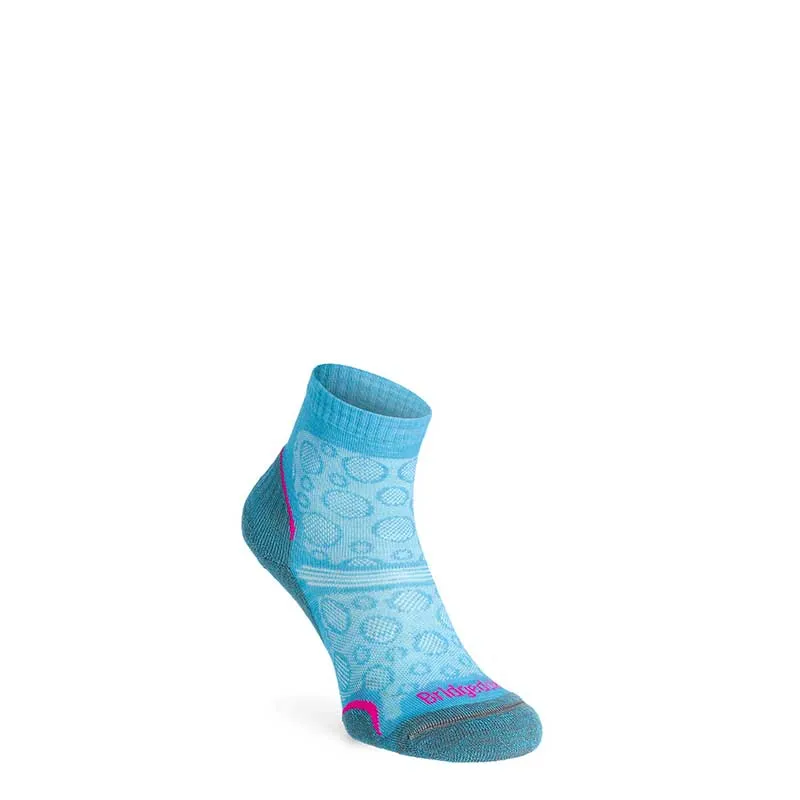 Women's hiking socks Bridgedale HIKE Ultralight T2 merino Performance crew blue, image 1 of 5