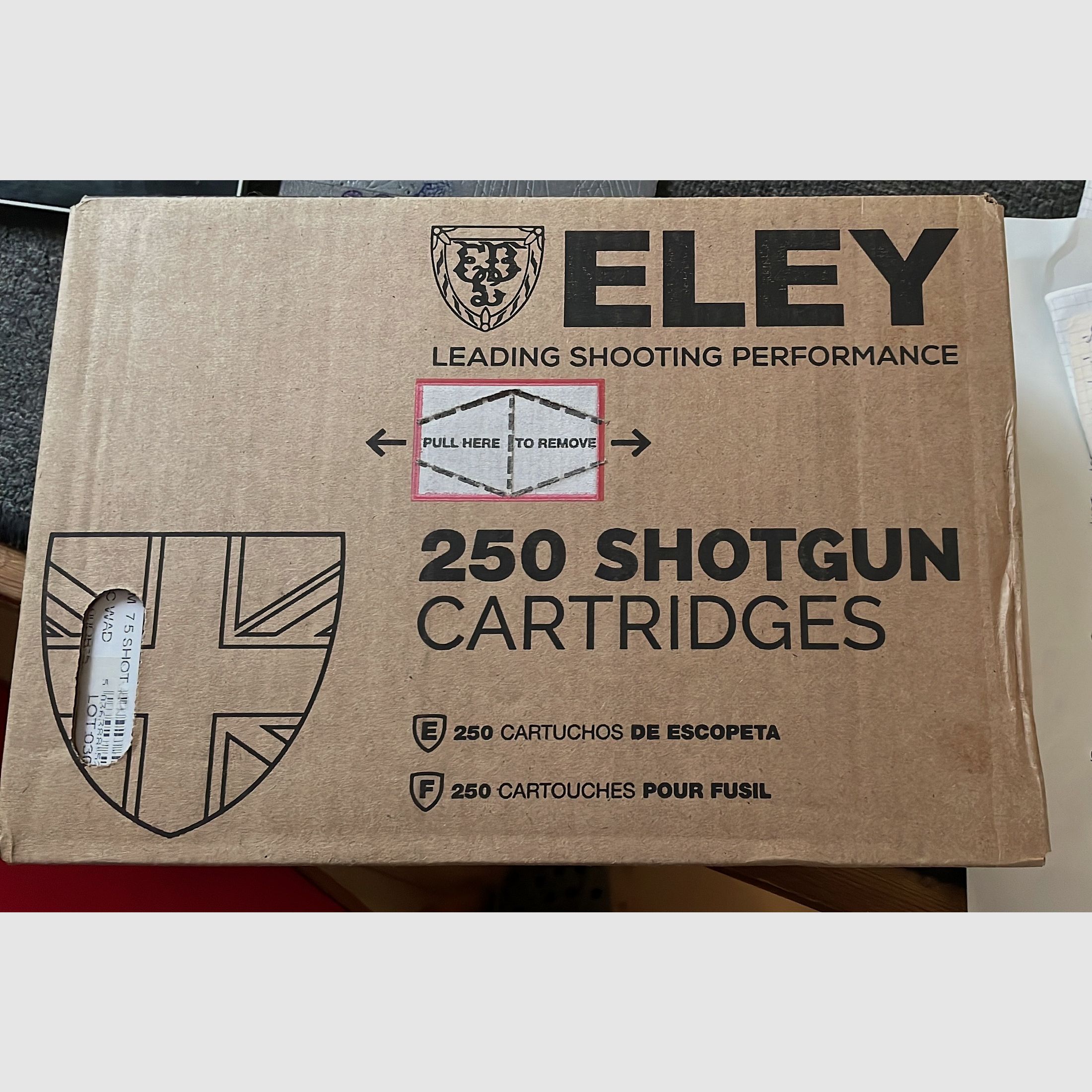 750 Schuss Eley Schrot 24 Gramm Olypic blue, Bild 2 von 2