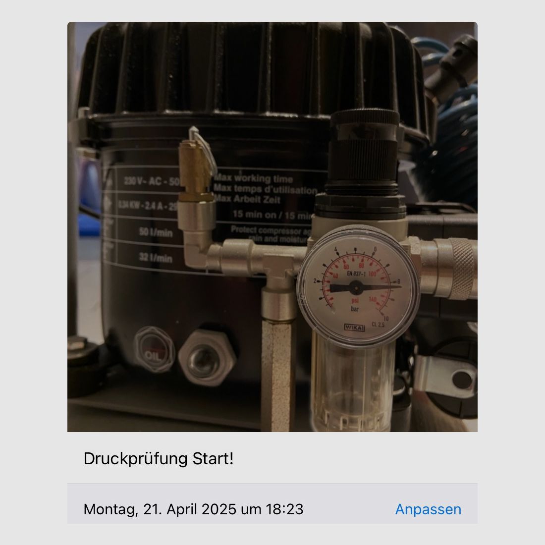 Schneider Kompressor Silent-Master SEM 50-8-9 W - Flüsterkompressor!