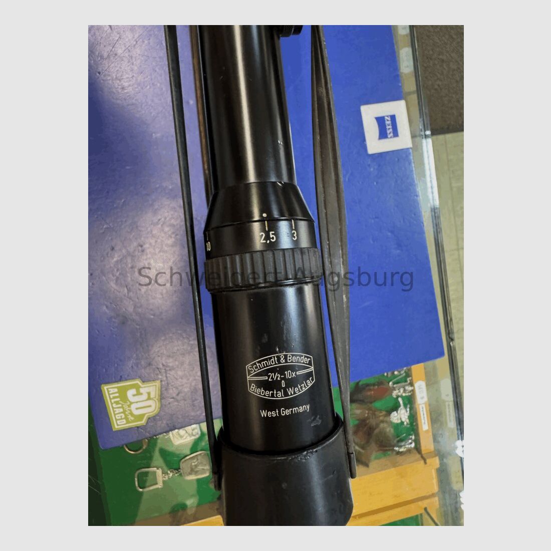 Hunting repeating rifle Sauer 200 with left-handed stock ZF Schmidt & Bender 2.5-10x56 7x64