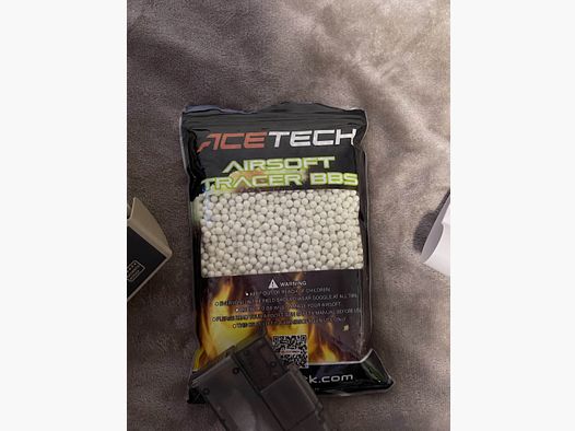 ACETECH Tracer BBs 0,20g Green, 1kg 5000rds