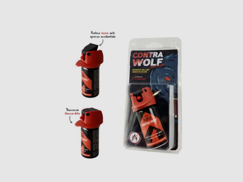 Pfefferspray für Wölfe zur persönlichen Verteidigung Art. CONTRAWOLF, Bild 1 von 2