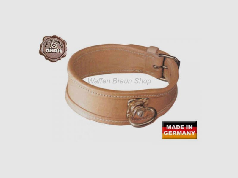AKAH Schweißhalsung aus Fahlleder, 60 cm