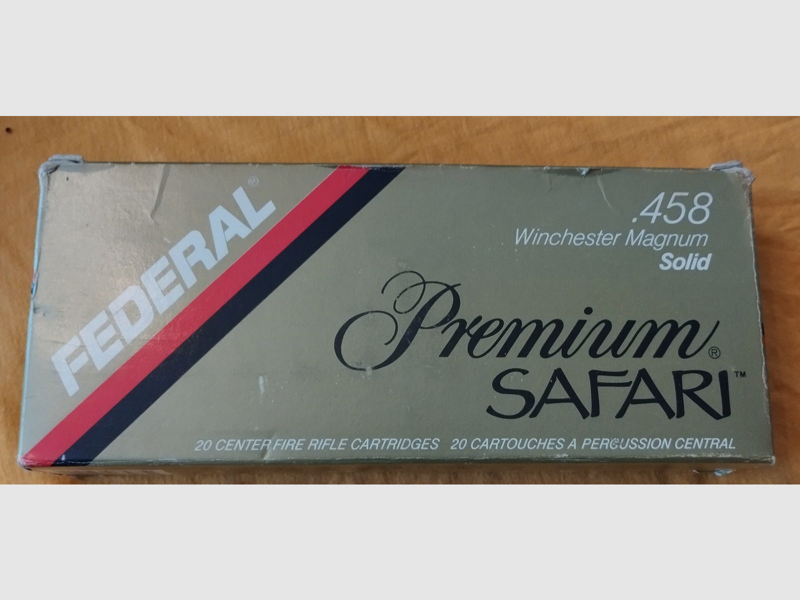 Federal Premium Safari Solid .458 Win. Mag. 500GR
