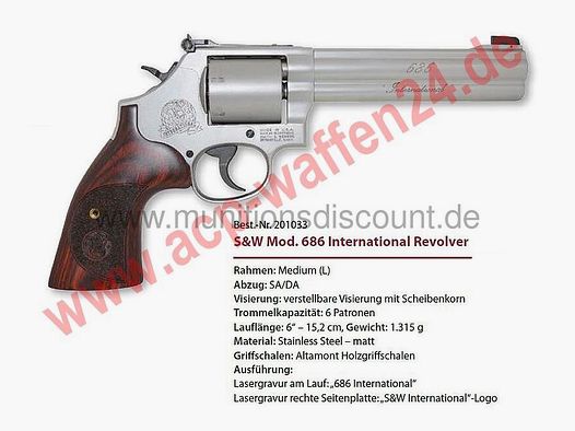 Smith & Wesson	 686 International