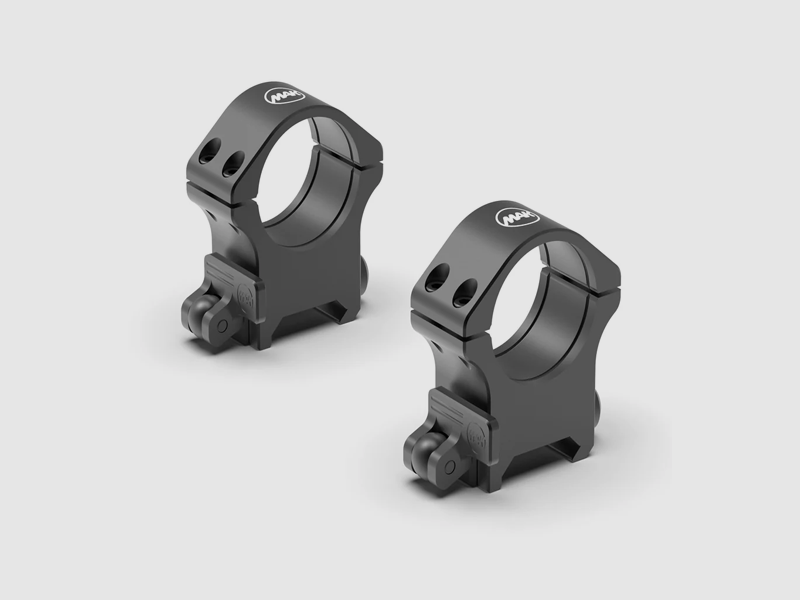 MAK Aufschubmontage MAKuick 3 für Picatinny mit Hebel, mit Universalschnittstelle Ø30mm, BH 10.5mm, Bild 1 von 2