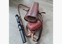 Hensoldt Wetzlar Klein-Dialyt 2¾× scope Nr. 38690 con montaje