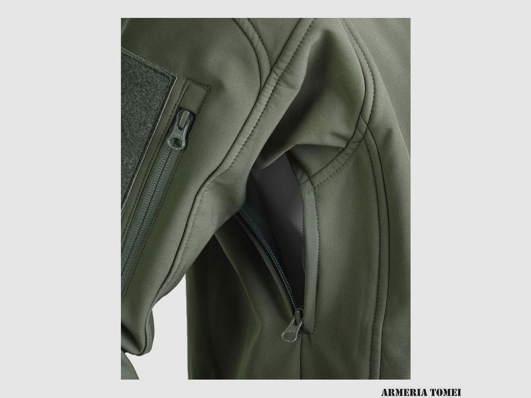 N.E.R.G OPENLAND – CHAQUETA SOFTSHELL OD Verde, imagen 10 de 11