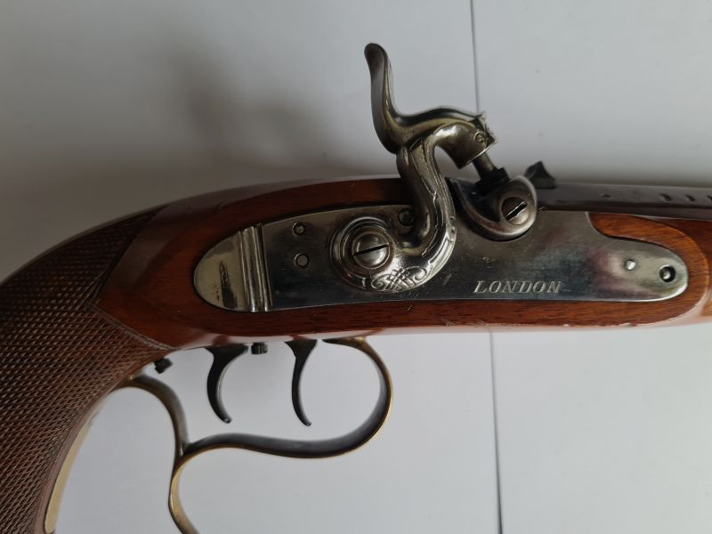 Perkussionspistole W. Parker London cal .45