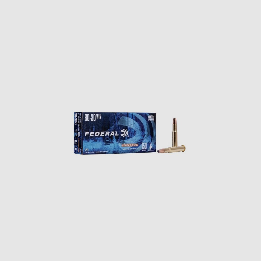 FEDERAL Power-Shok - 30-30 Win. - 150 grains - SP FN