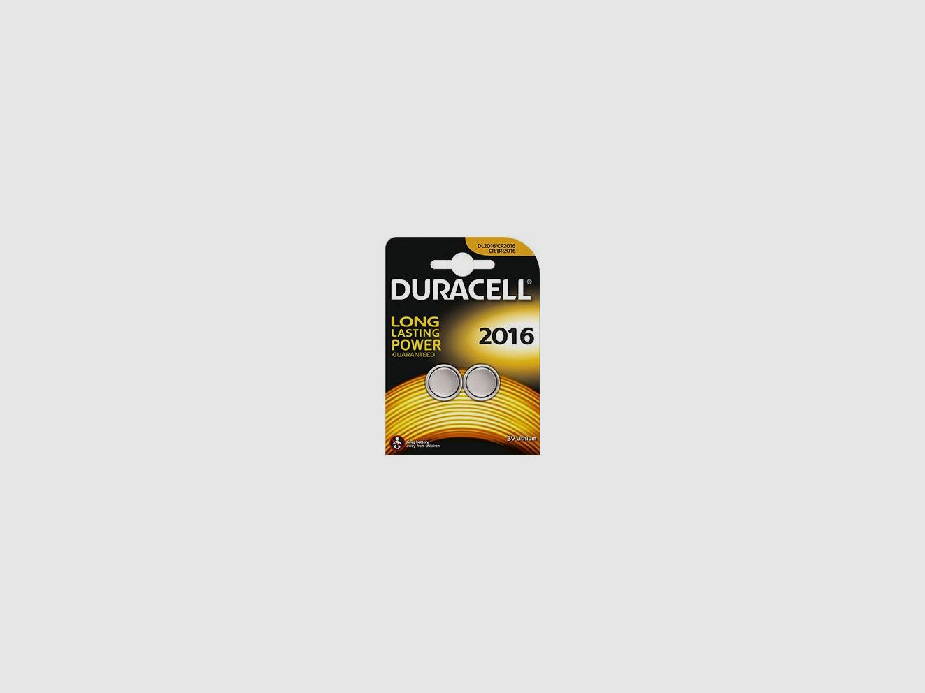 Batterie CR2016 3 volt - Duracell, immagine 1 di 2