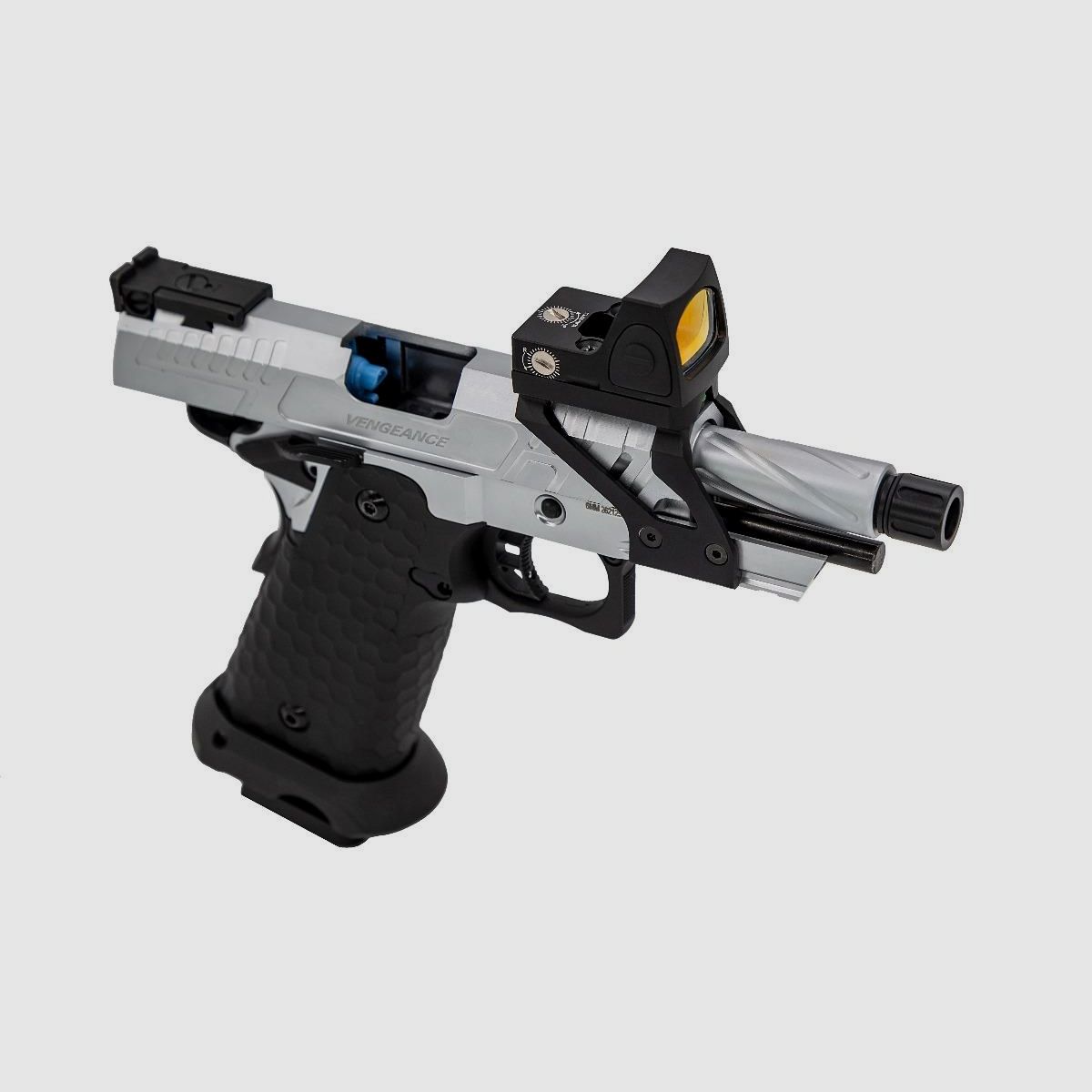 REPLIK GBB GAS VORSK CS HI-CAPA VENGEANCE COMPACT RDS SCHWARZ / SILBER 1,0J, Bild 2 von 4