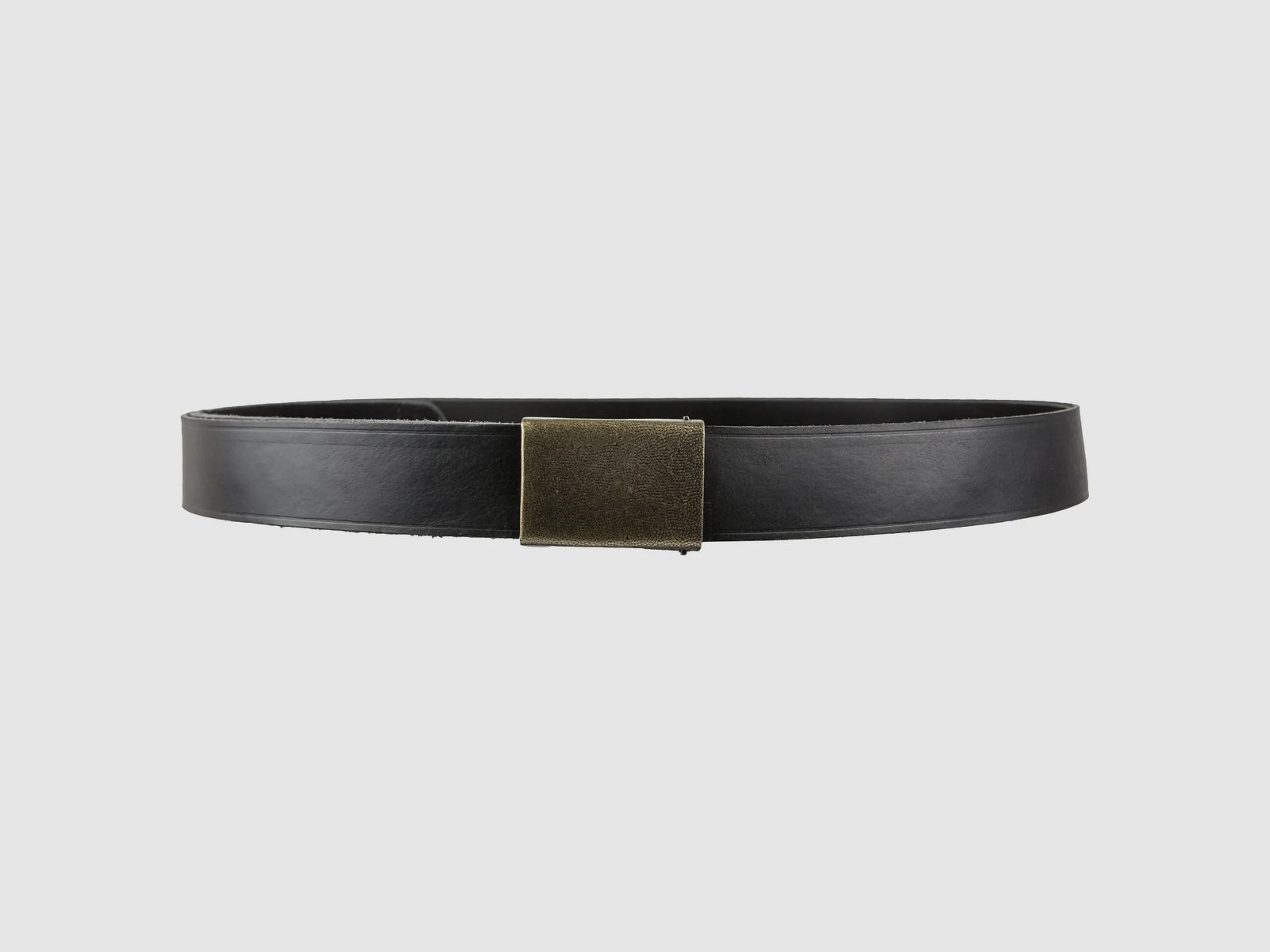 Unbekannt Gürtel 32 mm breit Leder durchgefärbt