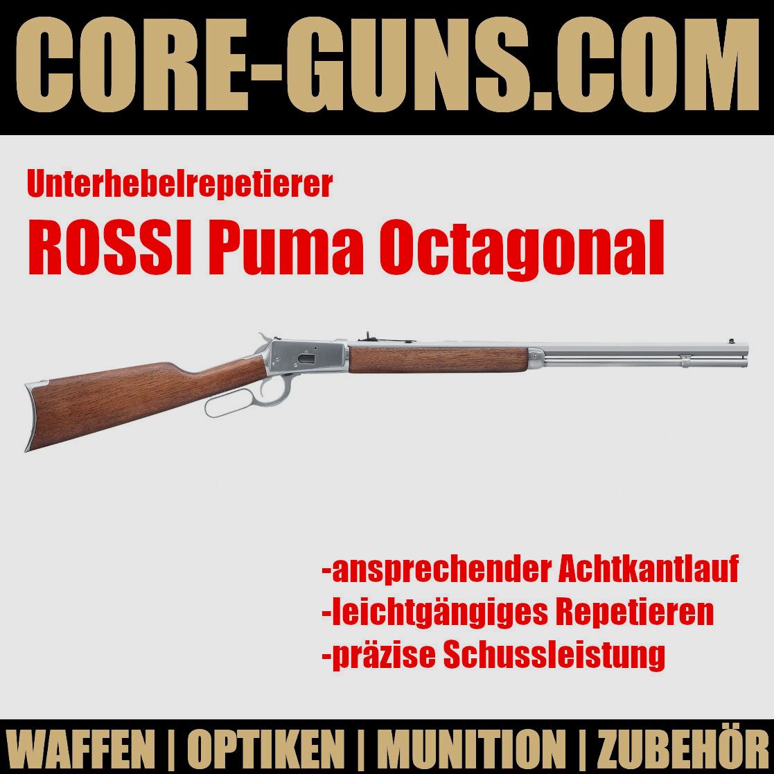Rossi repetidor de palanca Puma octagonal 357 Magnum disponible de inmediato PVP: 1079€