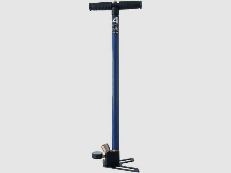 Preßluftpumpe Turbo 4-Kolben m.Manometer