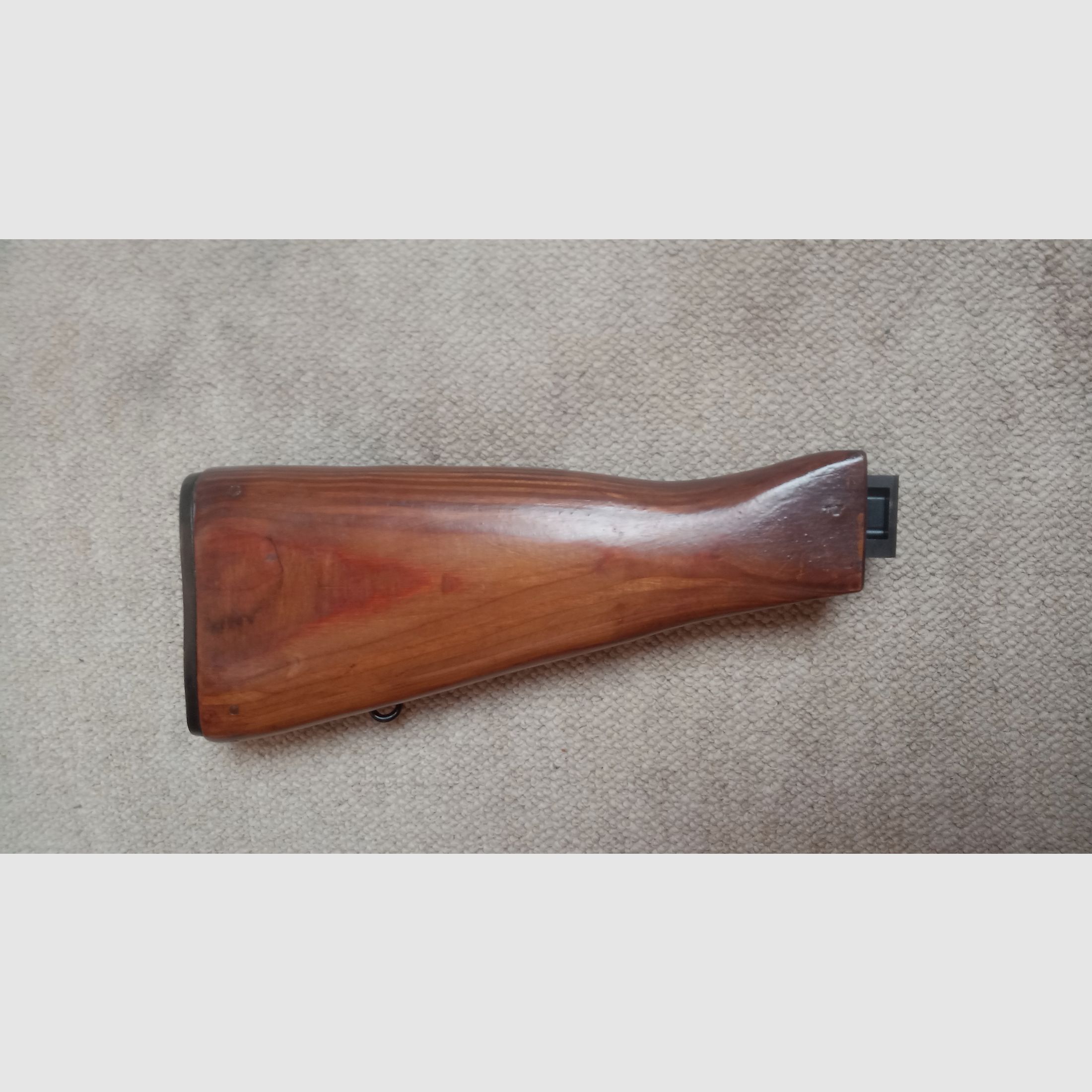 Russischer AK Holzschaft mit Adapter für Yunker Co2 Gewehr im AK74 Festschaft Look