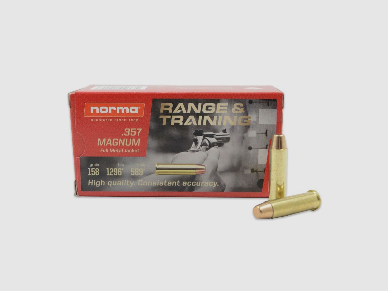.357 Magnum NORMA 158gr FMJ
