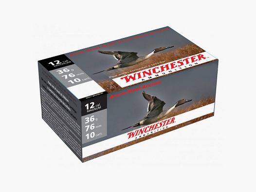 BOITE DE 25 CARTOUCHES WINCHESTER 12/76 STEEL MG 36G PB5
