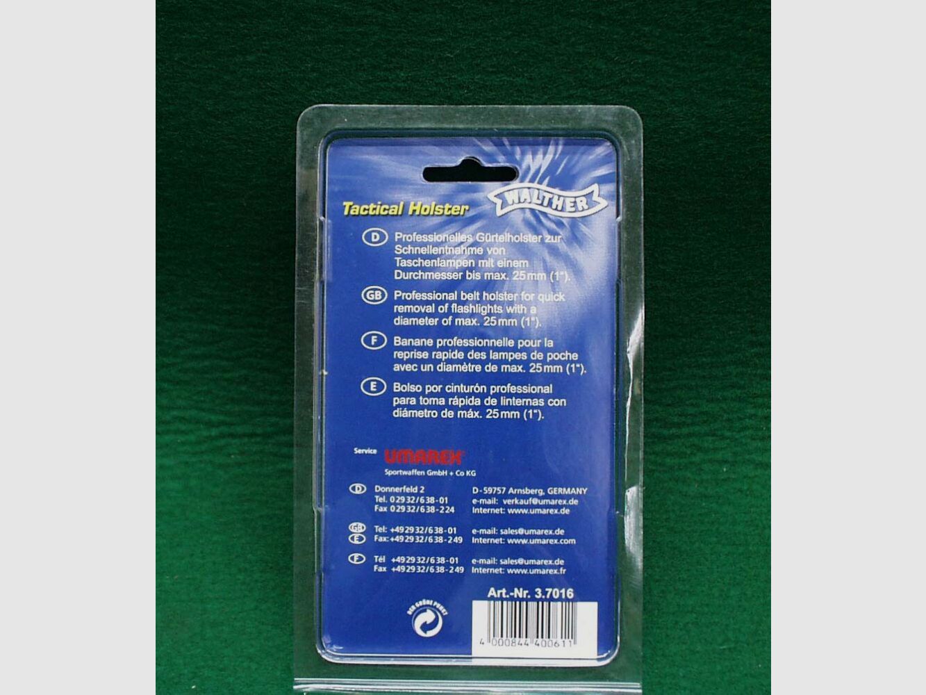 Funda táctica Walther (linternas)