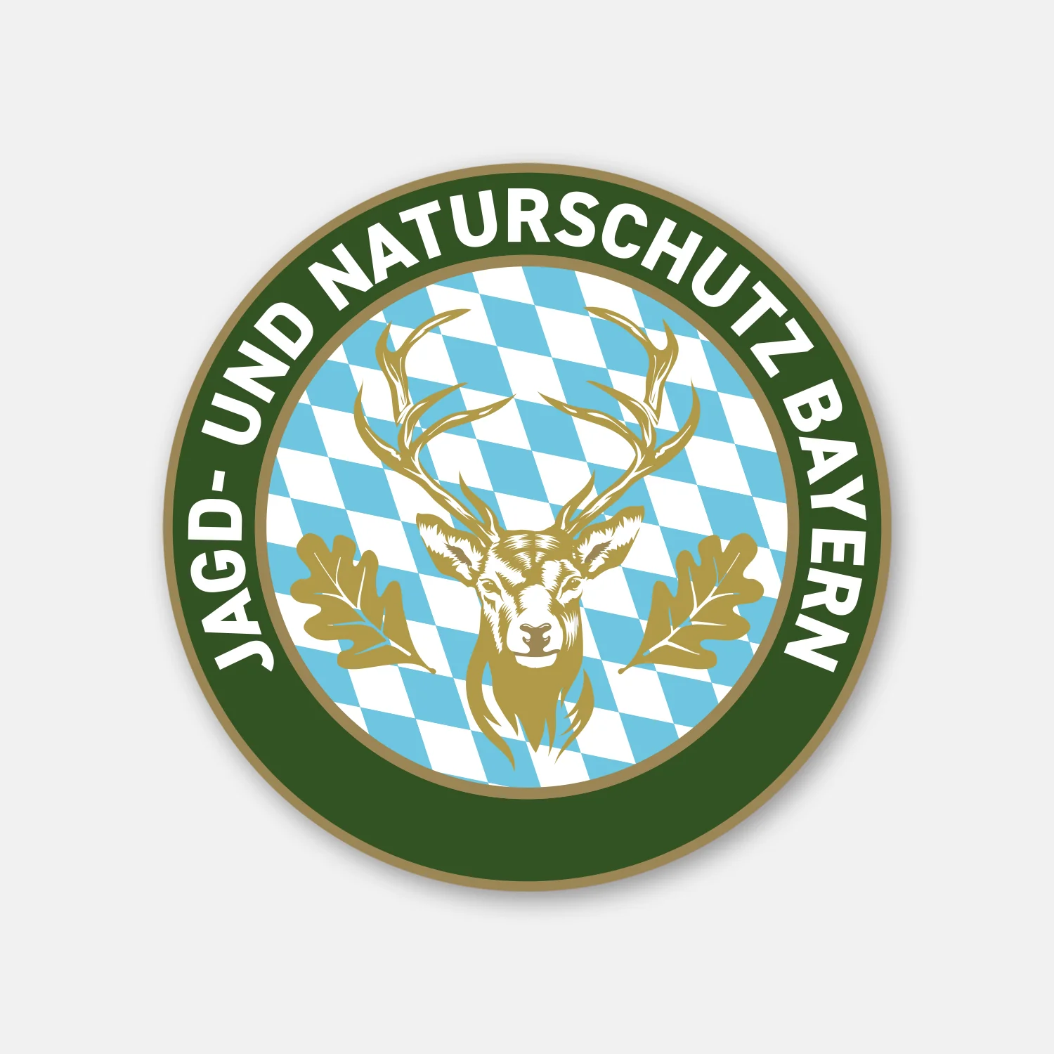 Reusable stickers "Hunting and Nature Conservation" Bavaria