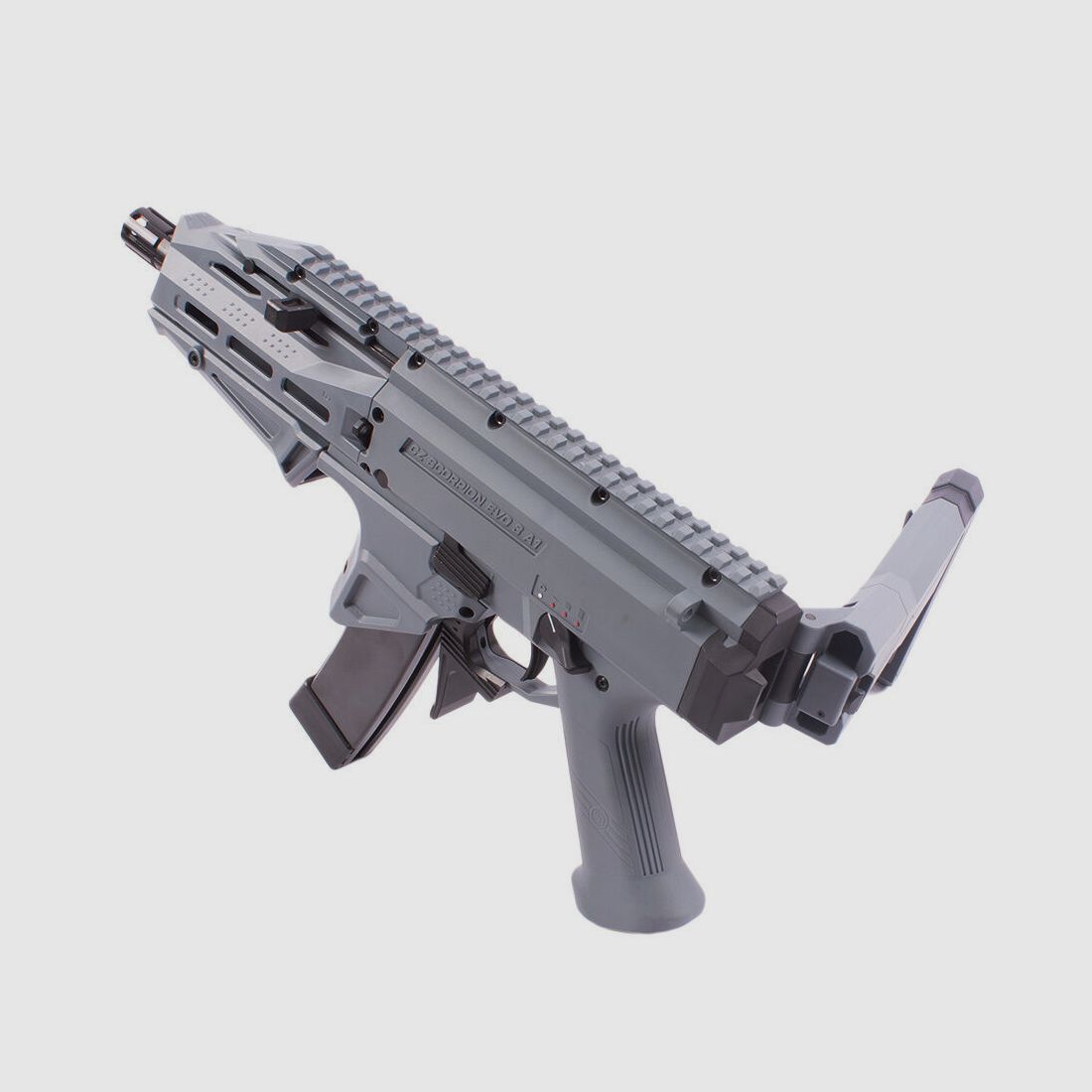 ASG	 CZ Scorpion EVO 3 A1 ATEK SAEG 6mmBB Battleship Grey-Dua