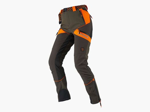 PANTALON – UNIVERS – FEMME – CHASSE SOFTSHELL U-TEX Vert/Orange