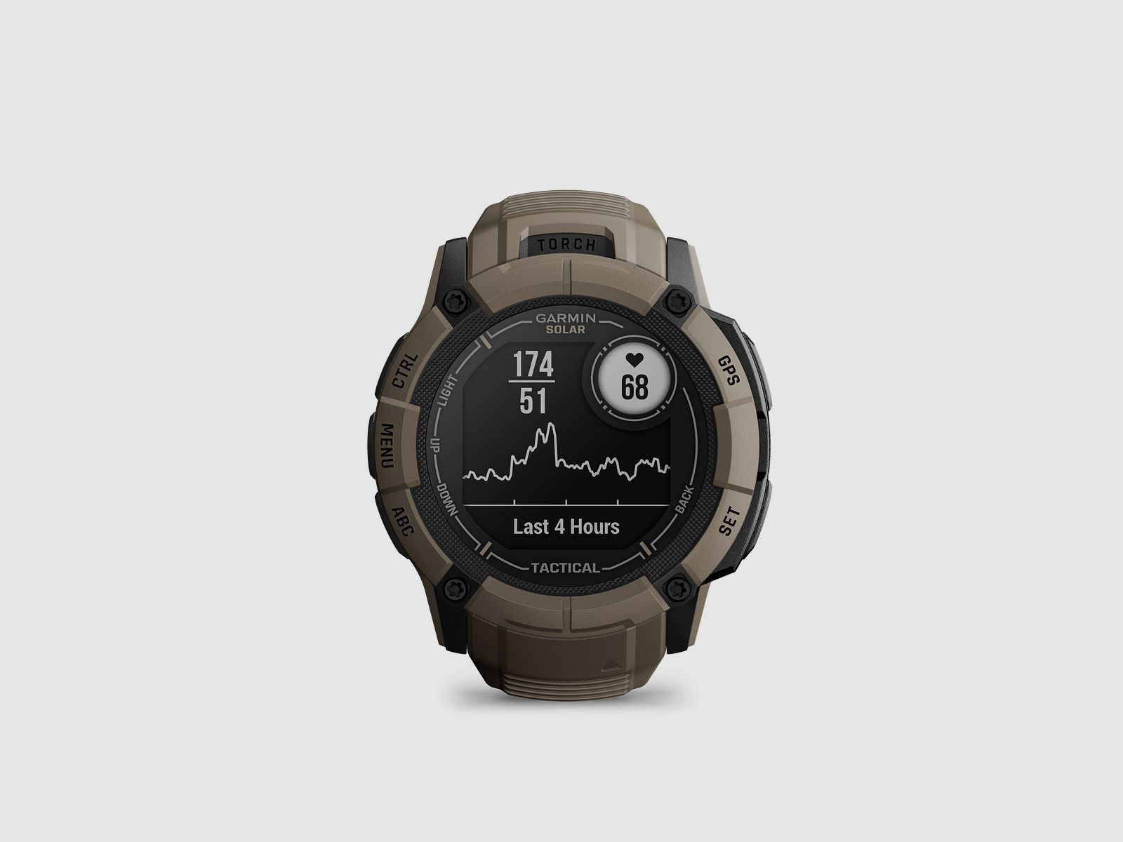 Garmin Instinct® 2X Solar - Tactical Edition, Olivgruen
