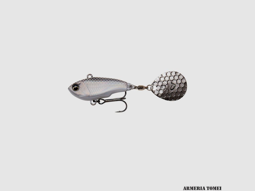 SAVAGE GEAR – FAT TAIL SPIN 6.5cm/16g Sinking WHITE SILVER