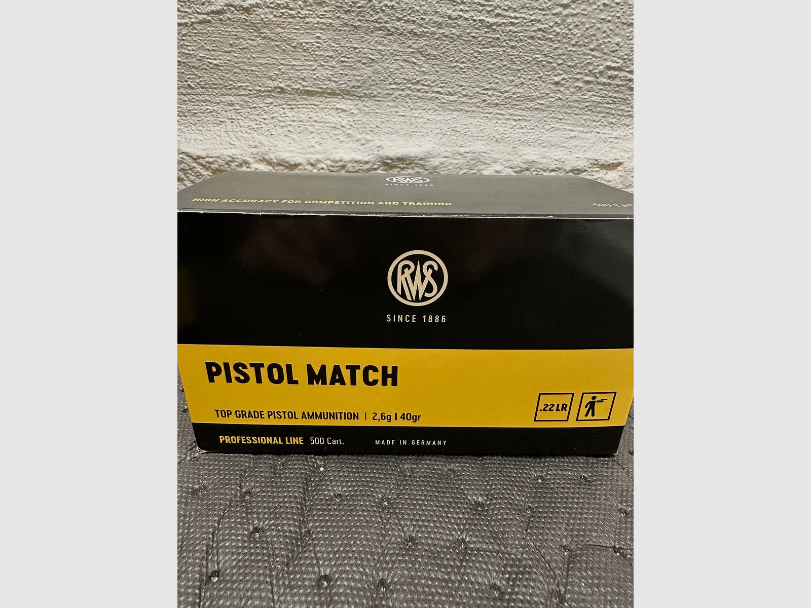 RWS Pistol Match, 2.6g, 40gr, Cal .22Lr