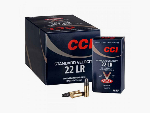 CCI STANDARD VELOCITY - .22LR - 500 PATRONEN