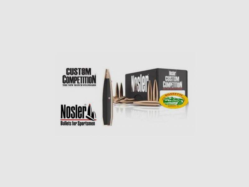 NOSLER Projectiles CUSTOM COMPETITION 30 cal. .308 HPBT 175gr. boîte de 250 pcs. 53167