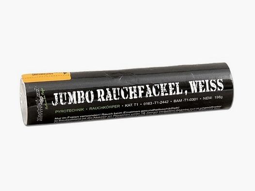 Jumbo Rauchfackel Weiß 100Sek.
