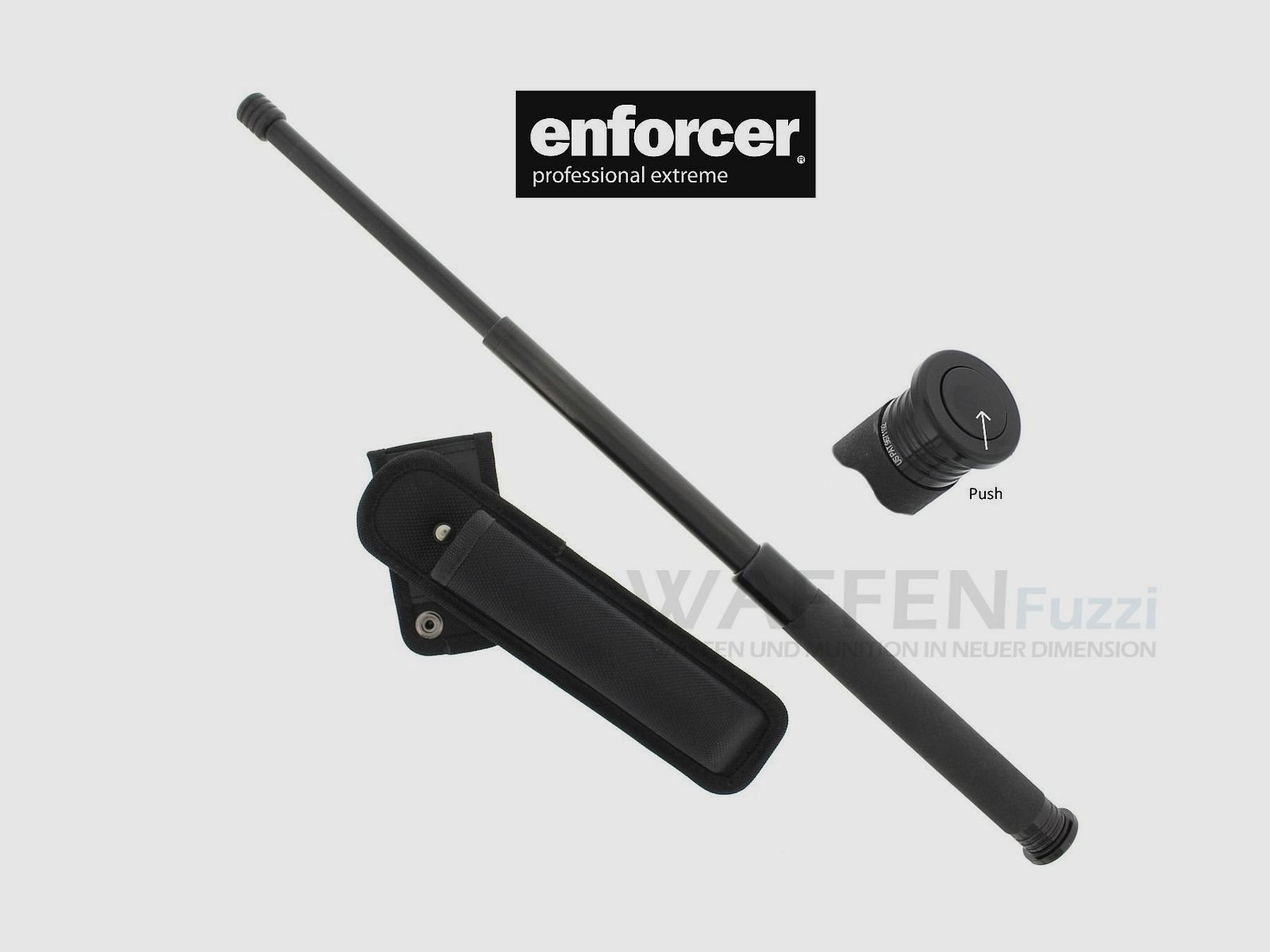 Enforcer Pro 21 pulgadas bloqueo automático + funda de 360 grados