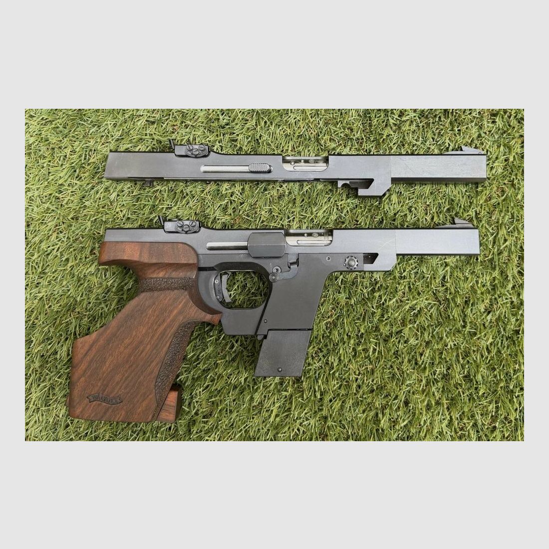 Walther GSP links mit Wechselsystem .32S&WLongWC & .22lr