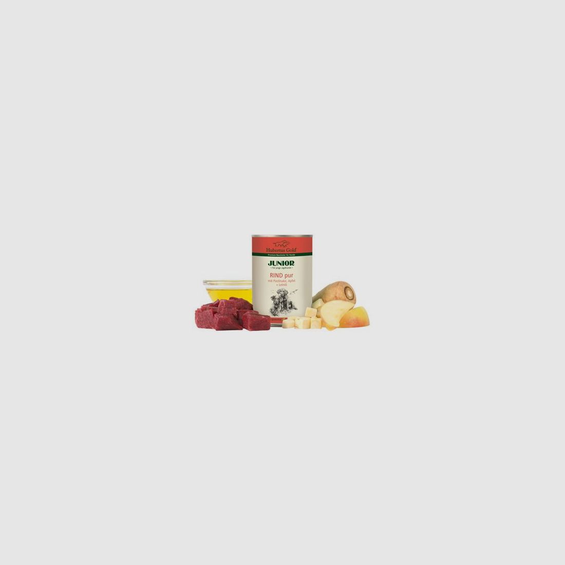 Hubertus Gold Junior Rind pur mit Pastinaken und Apfel 400g