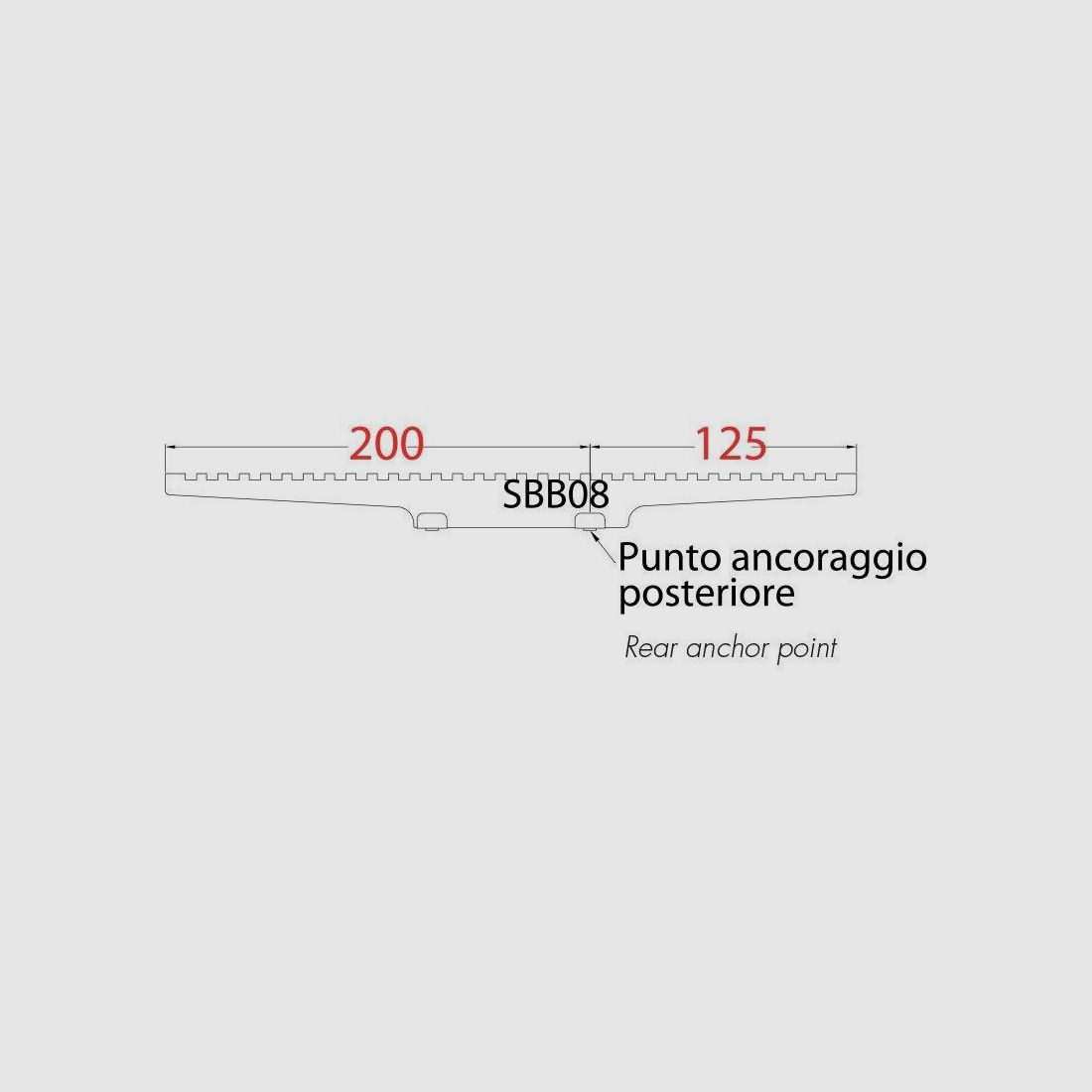 Contessa SIMPLE BLACK Picatinny XL 325 mm, image 2 sur 2