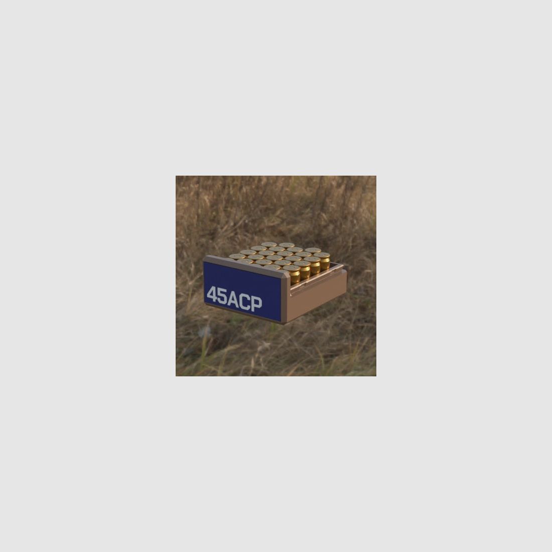 Filamelt Munitionsbox / .45 ACP (Automatic Colt Pistol) / ‘Schiebedeckel’ / Patronenbox, Ammo Box