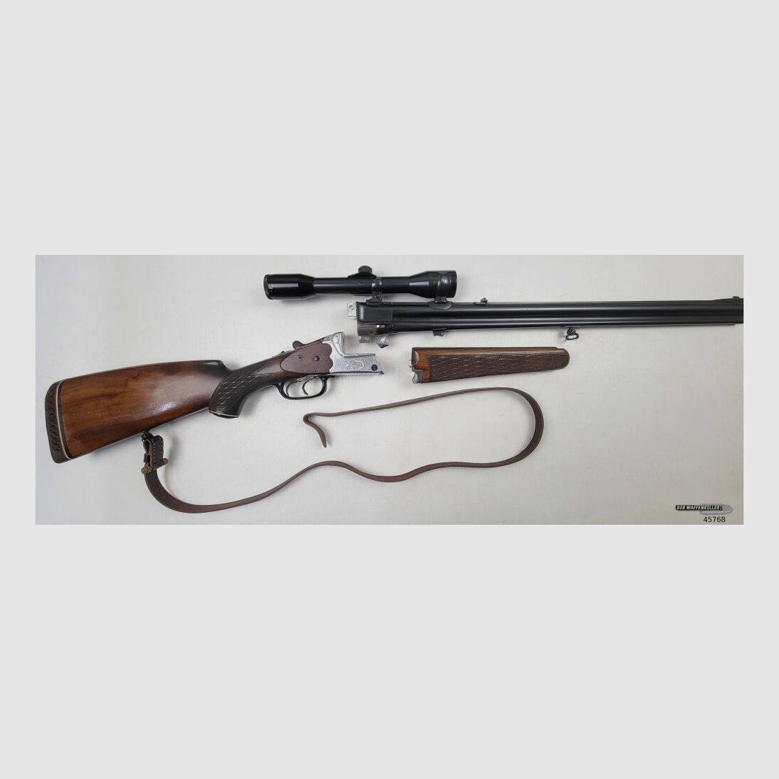 Heym double-barreled rifle